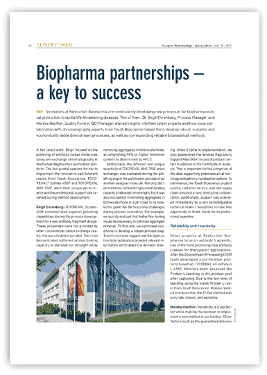 Biopharma partnerships –  a key to success